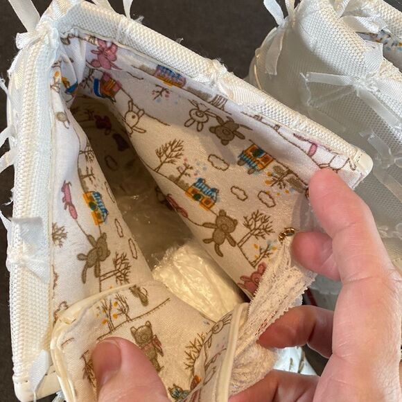 Women’s Platform Wedge Boots White Size EU 37 (6.5 US) NEW - Picture 4 of 12